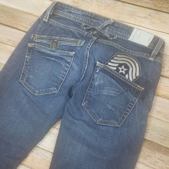 Taverniti So Jeans Courtney Military Patch 28 x 29 - Picture 6 of 8